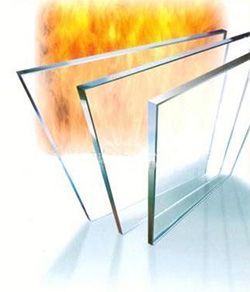 Fire-resistant glass and accessories